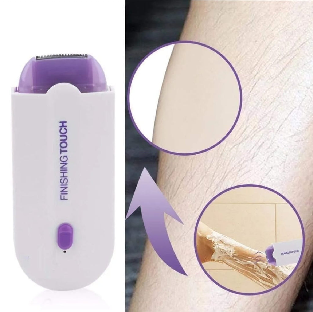 Finishing Touch Yes Hair Remover Rechargeable Painless Facial And Body Hair Remover Rotary Electric Shaver For Women